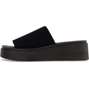 CUSHIONAIRE Women's Pim knit platform sandal with +Memory Foam Size 7.5